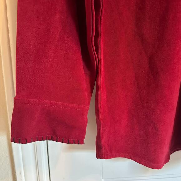 Castles Sport | Size M Arkansas Razorback College Long Sleeve Button Up Shirt - Picture 6 of 13